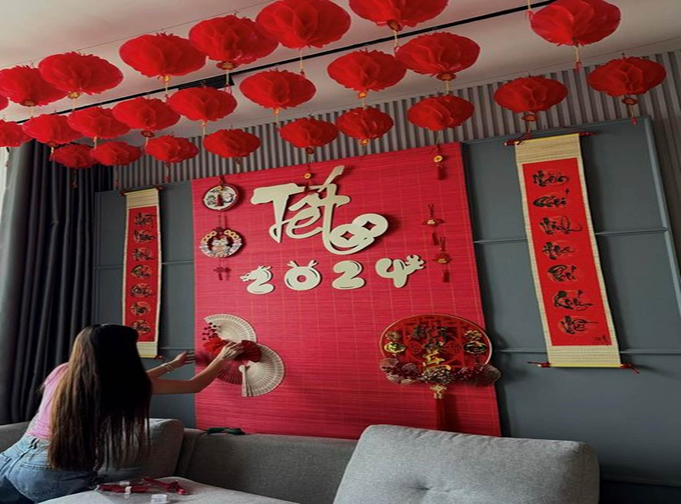 Tết của các nóc nhà cầu thủ: Người thảnh thơi sang chảnh trong căn hộ view triệu đô, người tất bật chăm con than Tết xa phết-5