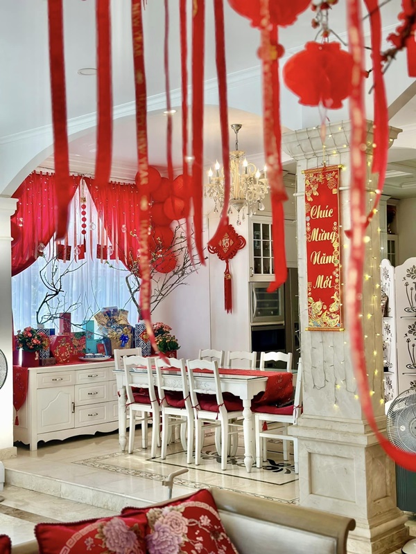 Bên trong biệt thự của sao Việt ngày cận Tết-6