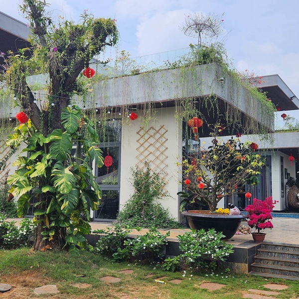 Bên trong biệt thự của sao Việt ngày cận Tết-18