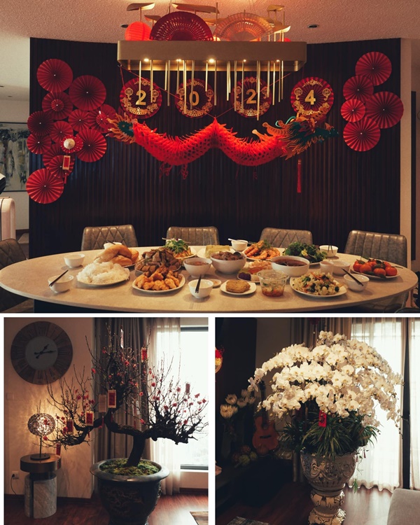 Bên trong biệt thự của sao Việt ngày cận Tết-21