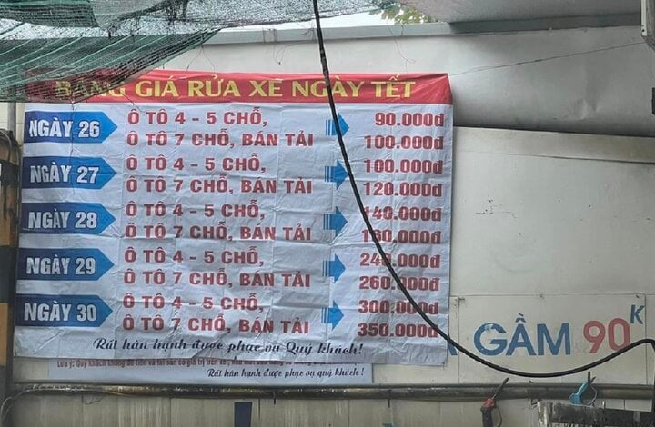 Sát Tết, dịch vụ rửa xe tăng giá chóng mặt gấp vài lần, bỏ túi chục triệu/ngày-1