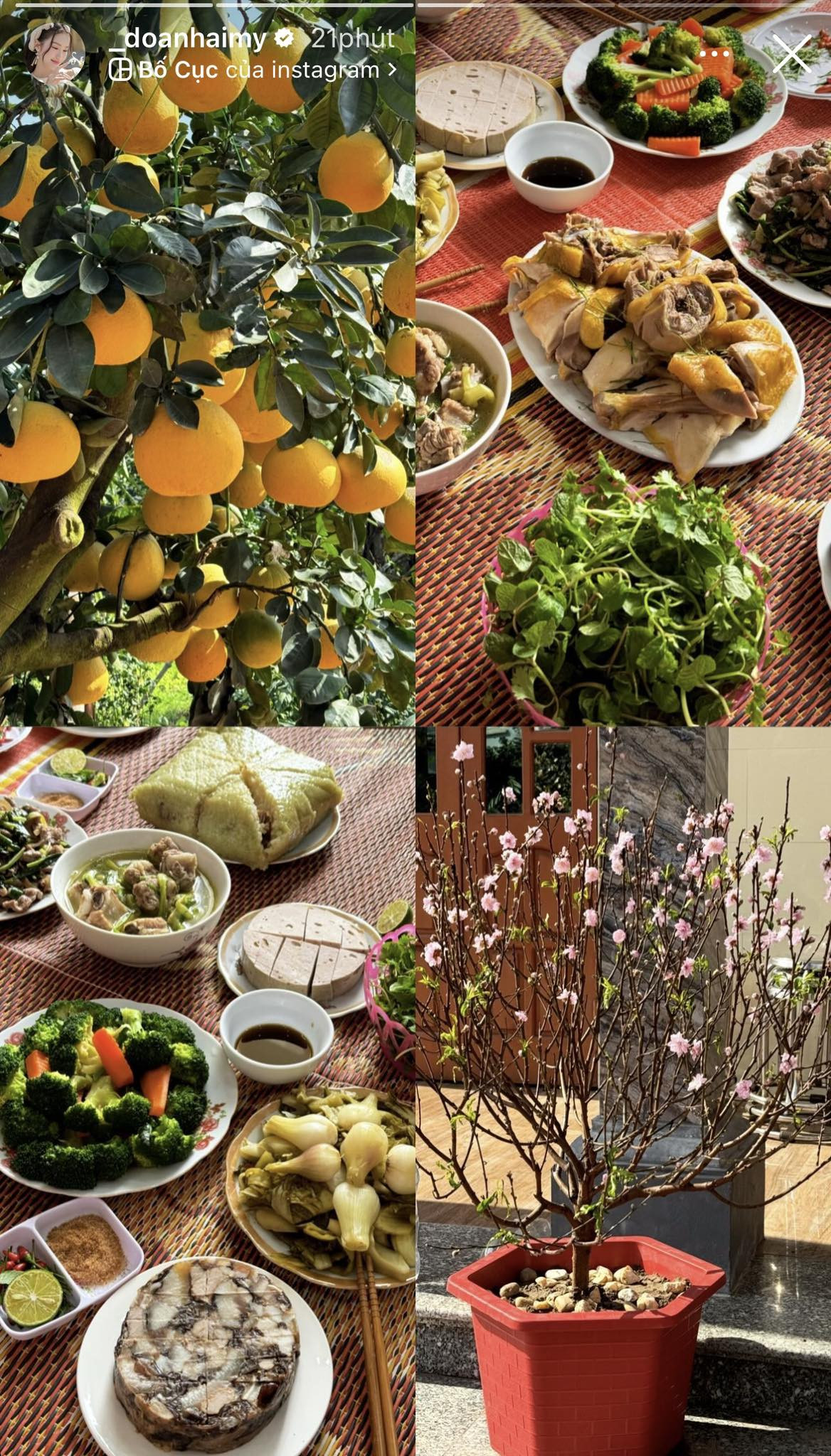 Năm đầu làm dâu, Doãn Hải My khoe mâm cỗ Tết sớm, toàn đặc sản Thái Bình-1