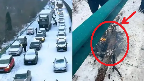 Về quê ăn Tết kẹt xe 6 ngày 5 đêm trên cao tốc Hồ Bắc, người đàn ông rối bời: Ước về nhà trước giao thừa!-4