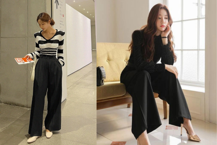 Chỉ mất 3 phút để phối quần đen với áo mùa đông chuẩn chỉnh-2