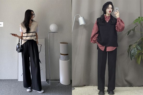 Chỉ mất 3 phút để phối quần đen với áo mùa đông chuẩn chỉnh