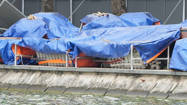 Mục sở thị trận địa pháo hoa lớn nhất Hà Nội trước giờ khai hỏa đón giao thừa-8