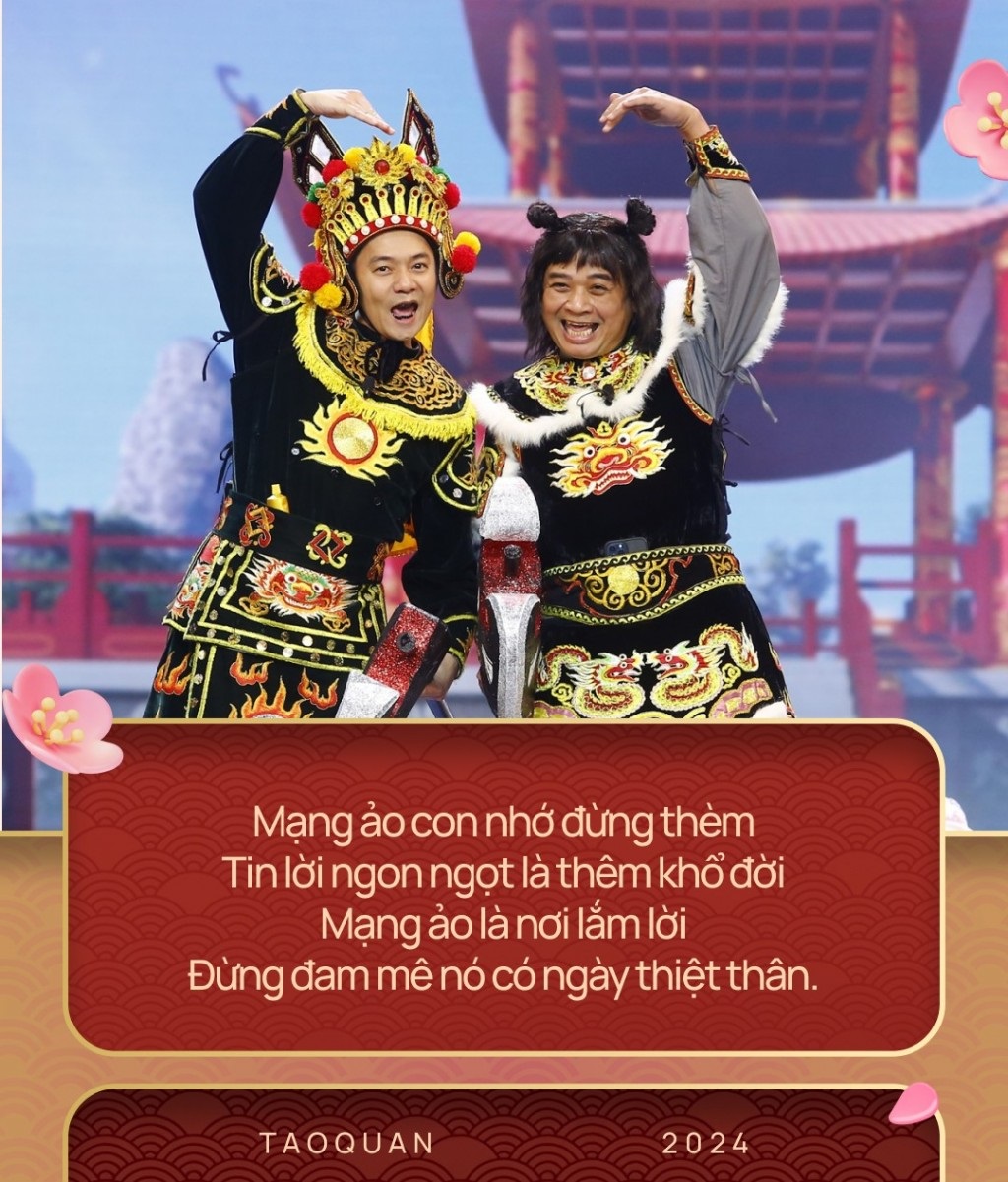 Những câu thoại cực bắt trend trong Táo quân 2024-2