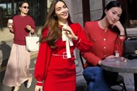 Tham khảo 10 set đồ màu đỏ của mỹ nhân Việt cho một năm mới Giáp Thìn rực rỡ, tràn ngập may mắn