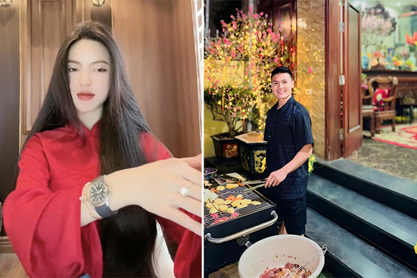 Chu Thanh Huyền cùng mẹ chồng uống trà ăn bánh đầu năm, được chị dâu của Quang Hải bảo vệ khi bị so sánh dâu cả - dâu thứ-3