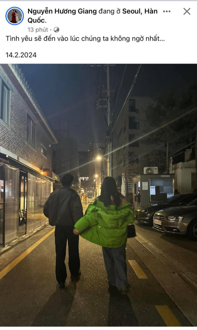 Hương Giang công khai tình mới đúng dịp Valentine, còn cùng du lịch Hàn Quốc đầu năm mới?-1
