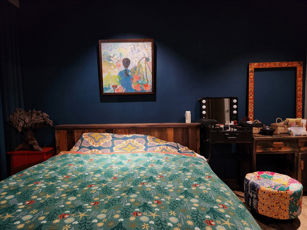 Căn hộ chung cư 140m2 được thiết kế như nhà cổ: Màu sắc độc lạ, cầu kỳ, hiệu ứng không gian không tưởng-12