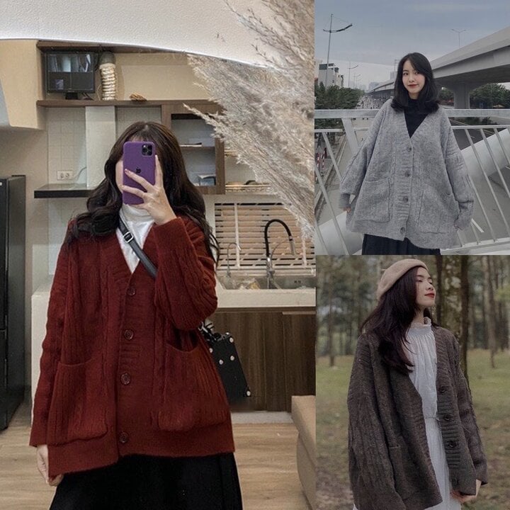 Cách phối đồ thời trang với áo len cách điệu-4