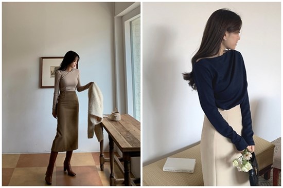 10 cách mặc áo thun dài tay thanh lịch tới công sở