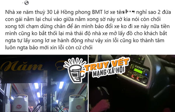 Xôn xao thông tin cô gái tố tài xế xe khách sàm sỡ-1