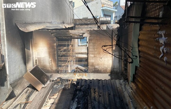 Vụ cháy nhà khiến 4 người chết: Ngọn lửa lan rộng, hàng xóm may mắn thoát nạn-3