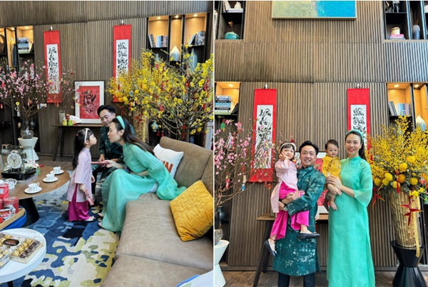 Đàm Thu Trang chụp ảnh sum vầy đầu năm bên bố mẹ Cường Đô La-2