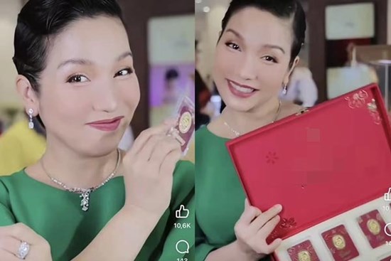 Diva Mỹ Linh trở thành biểu tượng hài hước mới của Vbiz: Đi mua vàng ngày Thần Tài mà khiến ai cũng bật cười