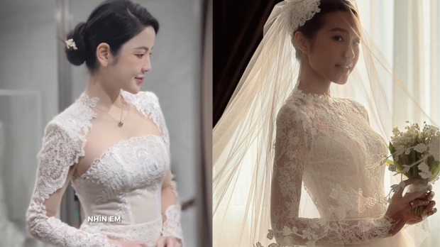 Chu Thanh Huyền tung ảnh thử váy cưới lại bị so sánh với Nhật Lê và Doãn Hải My-3