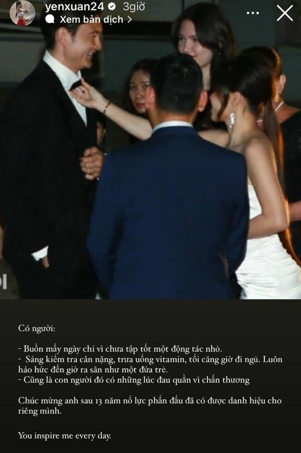 Yến Xuân cùng em gái Lâm Tây chiếm trọn spotlight ở Gala Quả bóng vàng 2023 với vẻ ngoài xinh đẹp, nóng bỏng, nói một điều cảm động về chàng-7