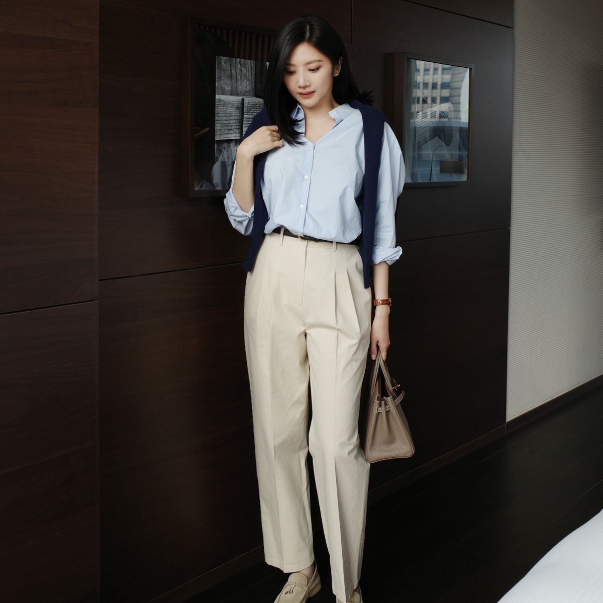 10 cách mặc quần ống đứng trẻ trung, tôn dáng cao ráo tới công sở-7