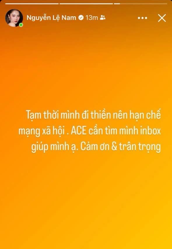 Nam Anh thông báo hạn chế sử dụng mạng xã hội, tiết lộ tình hình hiện tại-2