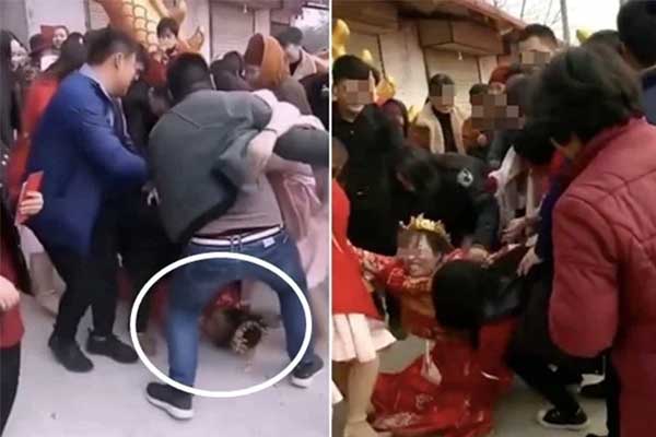 Đang rước dâu thì bị dân làng chặn đường vòi tiền lì xì, nhà trai làm 1 việc khiến cả làng cô dâu sững sờ-1