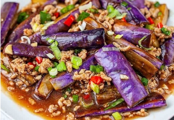 Đừng cho dầu trước, thêm 2 bước này khi nấu món cà tím xào thịt băm sẽ ngon hơn và không ngấm dầu, bị thâm-9