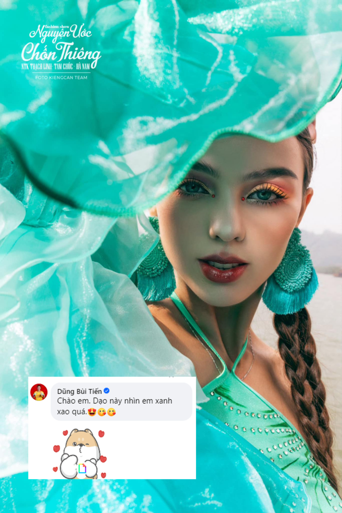 Vợ mẫu tây đi diễn xinh đẹp như thiên thần nhưng Bùi Tiến Dũng lại lo lắng, vào tận trang cá nhân để nhắc nhở-1