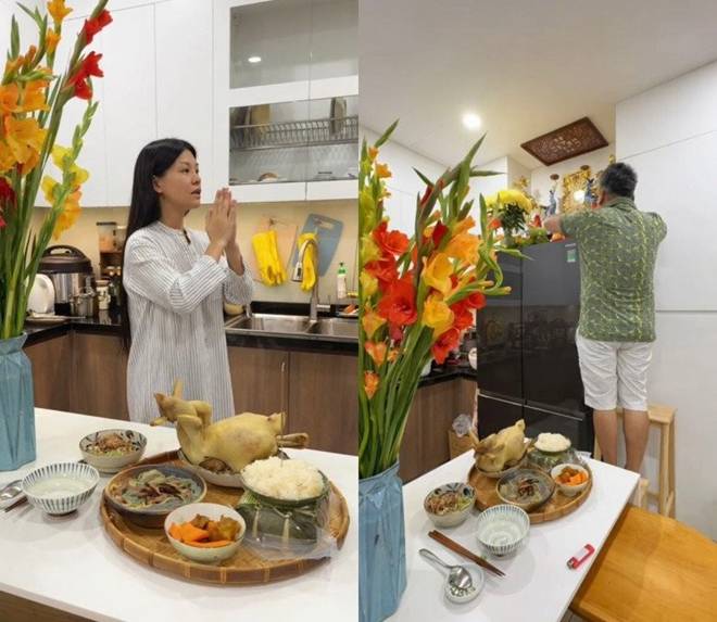 Bùi Lan Hương về chung nhà với đạo diễn Dũng Khùng, hé lộ tổ ấm hạnh phúc ngày đầu năm bên bạn trai tóc bạc-3