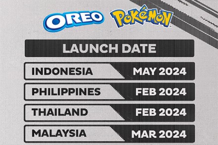 Đón chờ màn kết hợp giữa OREO và Pokémon trong năm 2024