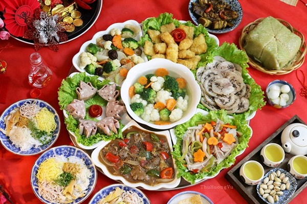 Gợi ý 6 mâm cỗ ngon, đẹp mắt cho ngày Rằm tháng Giêng-6