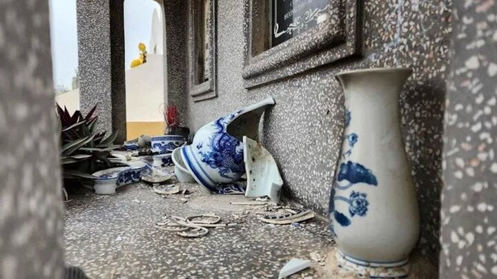 Bắt nghi phạm đập phá hơn 40 ngôi mộ ở Hà Nội-1