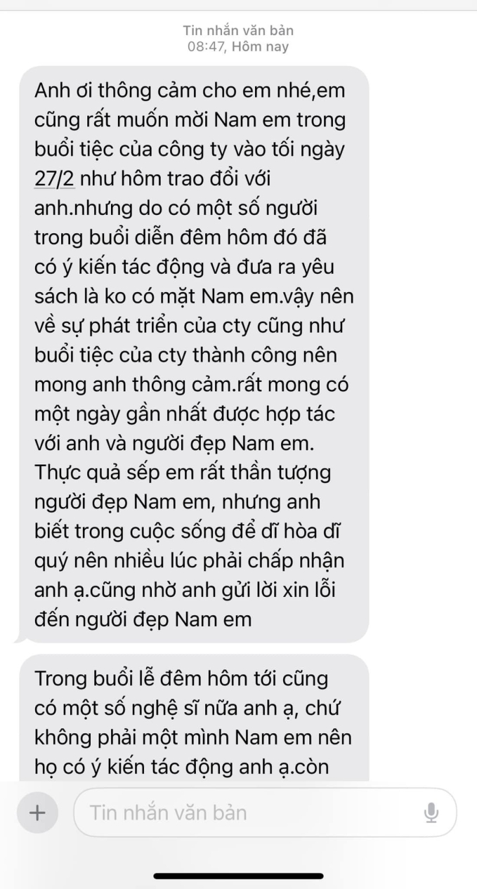 Không muốn hát cùng Nam Em, các nghệ sĩ khác làm điều này?-2