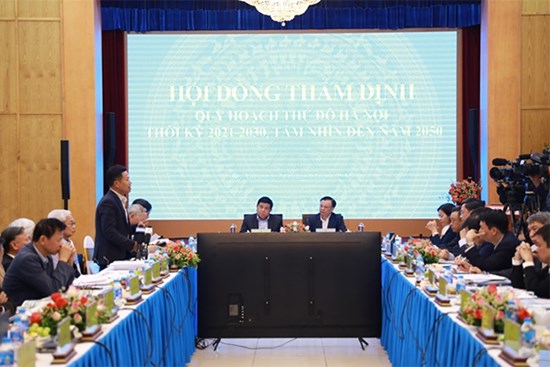Thẩm định Quy hoạch Thủ đô Hà Nội thời kỳ 2021-2030, tầm nhìn đến năm 2050