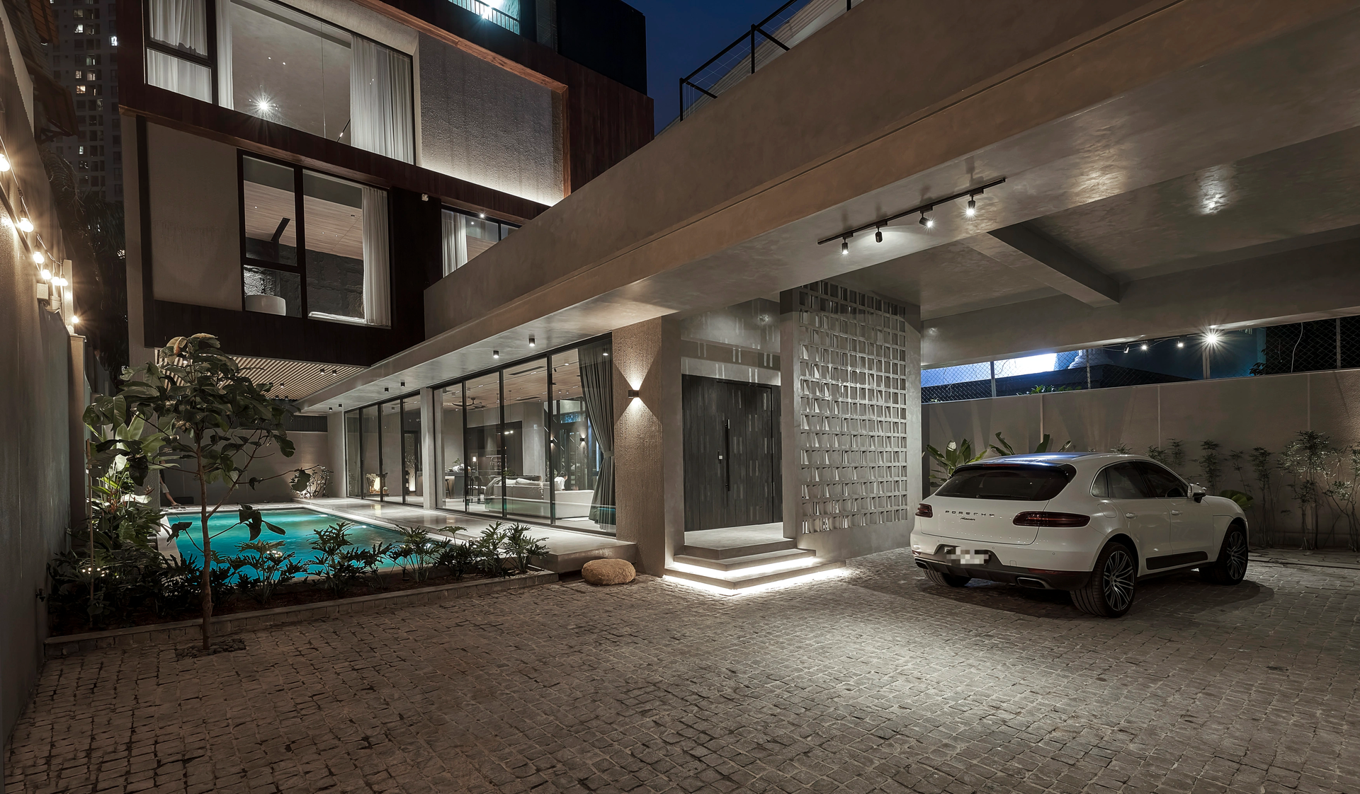 Vợ chồng 9X xây biệt thự có bể bơi, không gian sang trọng đẹp mê-2