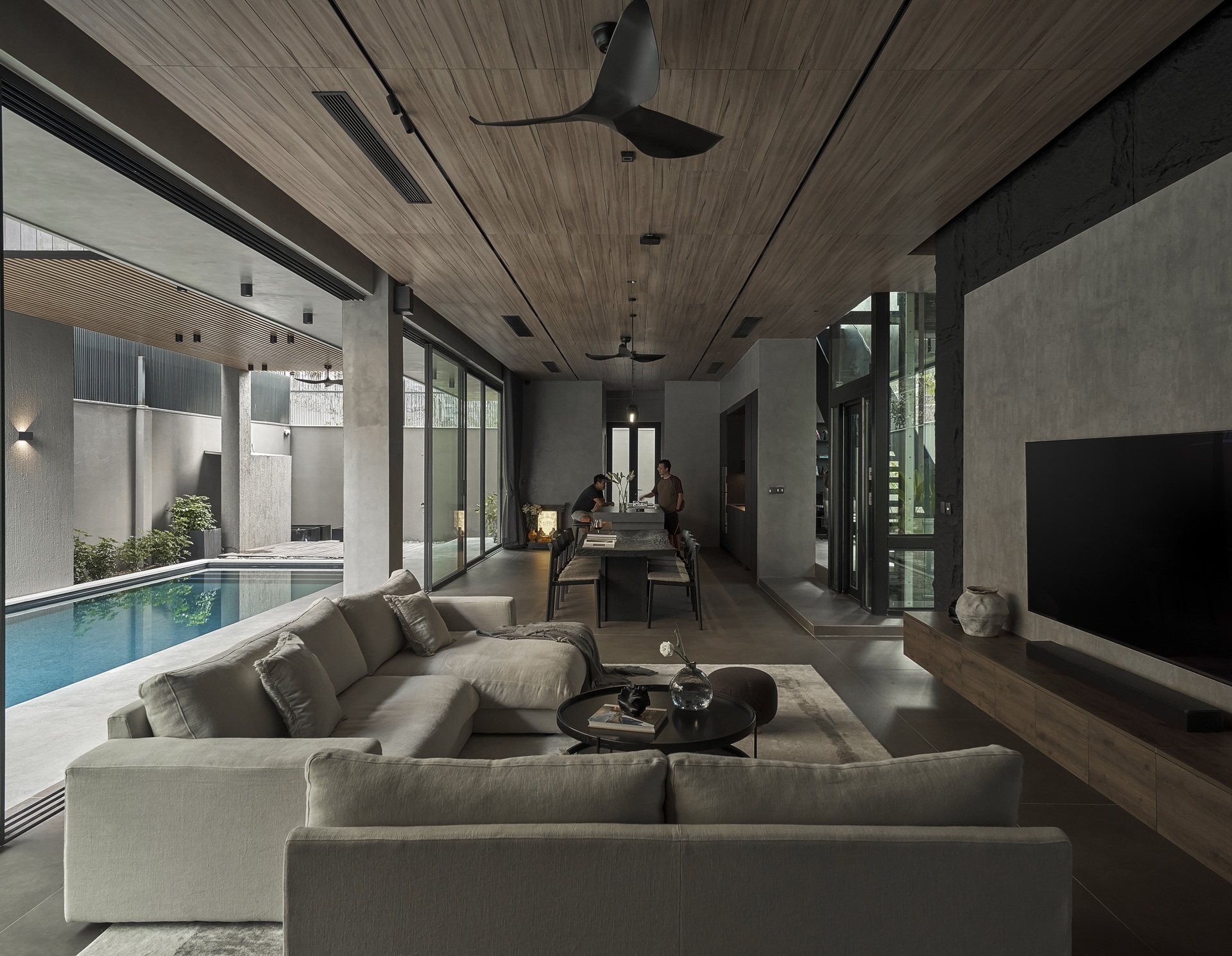 Vợ chồng 9X xây biệt thự có bể bơi, không gian sang trọng đẹp mê-3