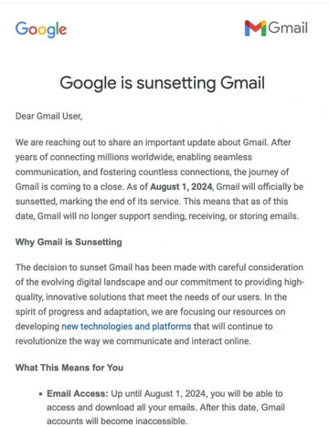 Thực hư tin đồn Gmail bị khai tử-2