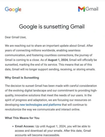 Thực hư tin đồn Gmail bị khai tử-2