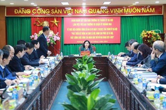 Hoàng Mai: Đảm bảo chính sách an sinh xã hội hướng tới người dân