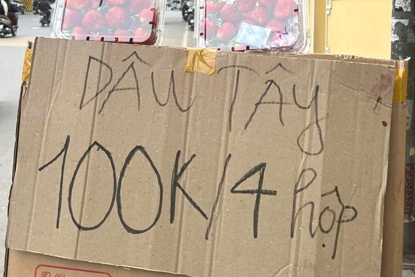 Dâu tây Sơn La đổ về chợ Hà Nội, giá chỉ từ 50.000 đồng/kg-2