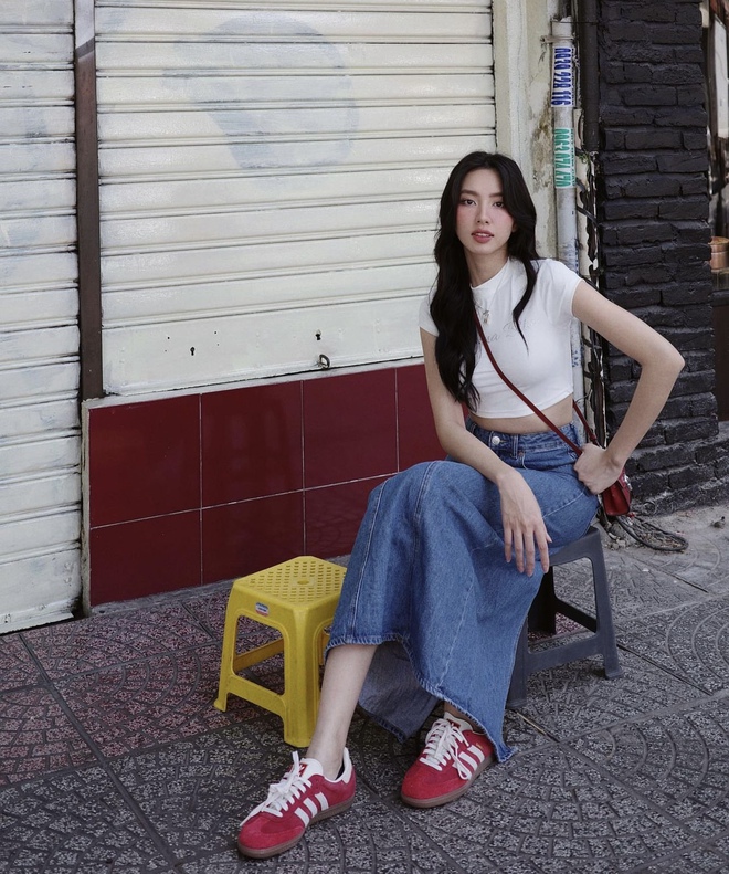 Style vi vu Thái 10 điểm của Thùy Tiên: Xinh yêu lại cực tôn dáng-8