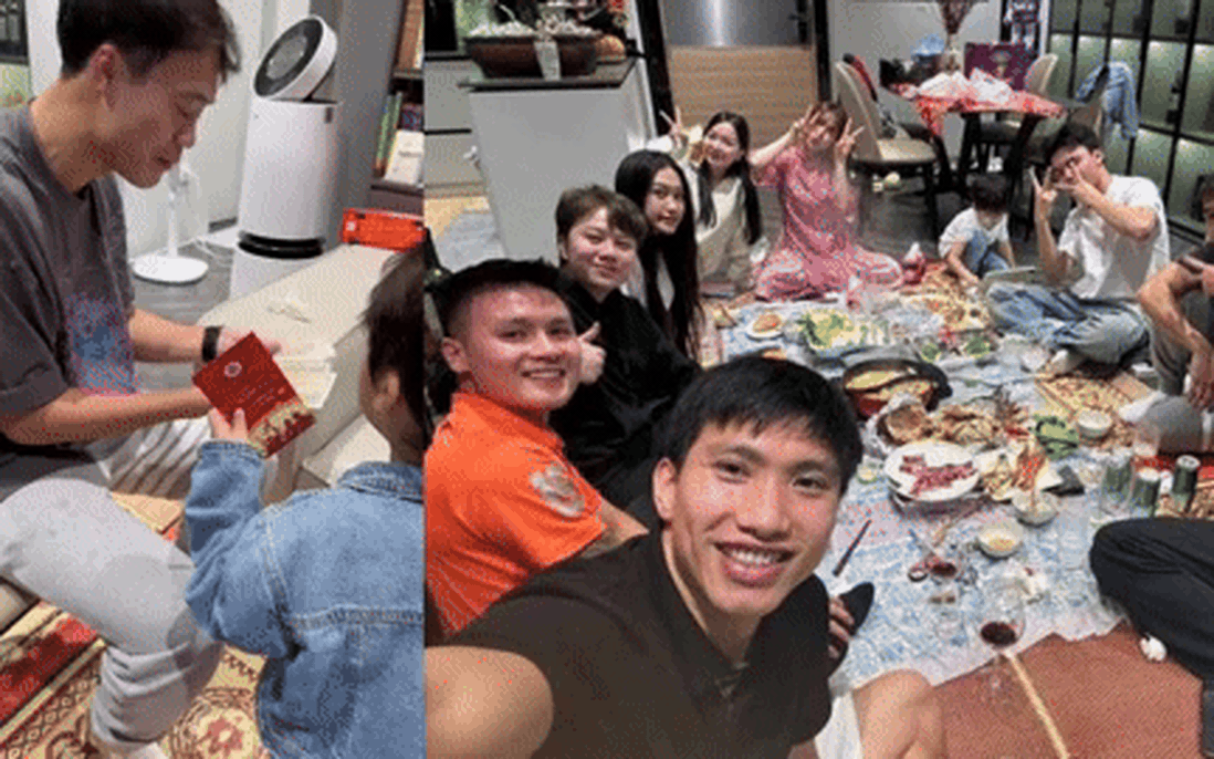 Hoà Minzy giải thích chuyện con trai từ chối tiền lẻ của Văn Toàn sau khi nhận xấp tiền mừng tuổi của Quang Hải-1