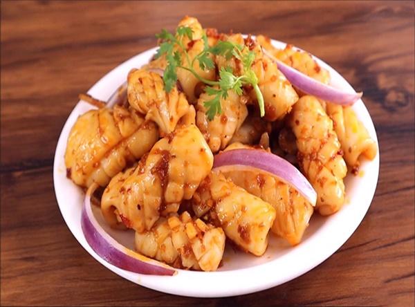 Bật mí công thức làm mực xào sa tế thơm ngon bắt vị-5