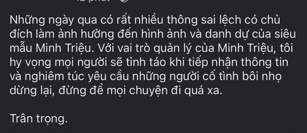 Minh Triệu bị đổ lỗi và hứng chỉ trích sau tin rạn nứt với Kỳ Duyên, quản lý bức xúc lên tiếng-2