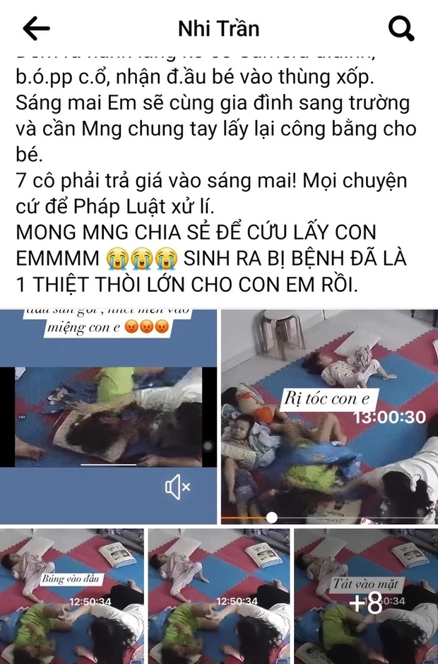 Đà Nẵng thông tin vụ bảo mẫu bạo hành, lấy chăn bịt miệng trẻ tự kỷ-1