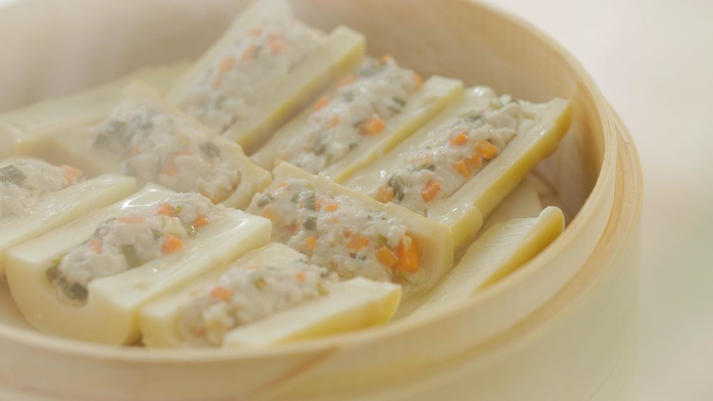 Món ăn giảm cân: Măng tươi nhồi thịt hấp giòn ngọt ngon-6