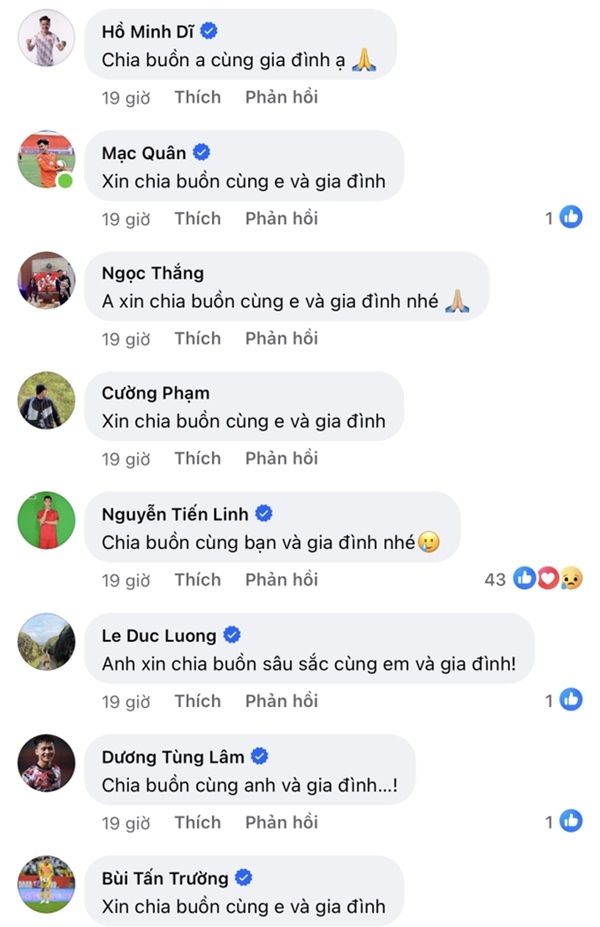 Bố của Bùi Tiến Dũng, Tiến Dụng qua đời: Quang Hải, Tiến Linh... chia buồn, thủ môn U23 Việt Nam mong đồng đội mạnh mẽ vượt qua nỗi đau-1