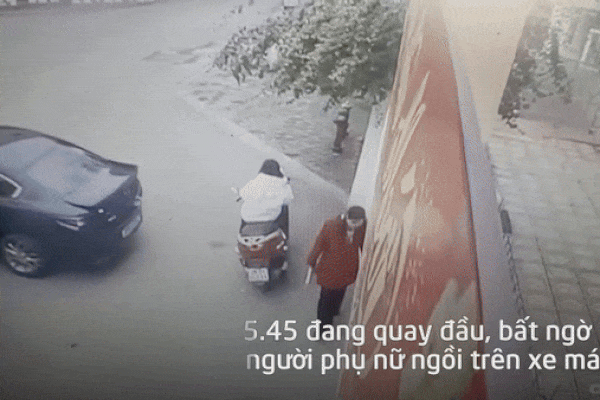 Clip: Ngủ gật, tài xế xe tải đâm trúng ô tô con rồi kéo lê 50 mét-1