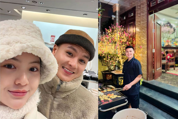 Hé lộ bức ảnh hiếm hoi bố mẹ Quang Hải và gia đình Chu Thanh Huyền chung mâm, mối quan hệ thông gia có tốt đẹp?-5
