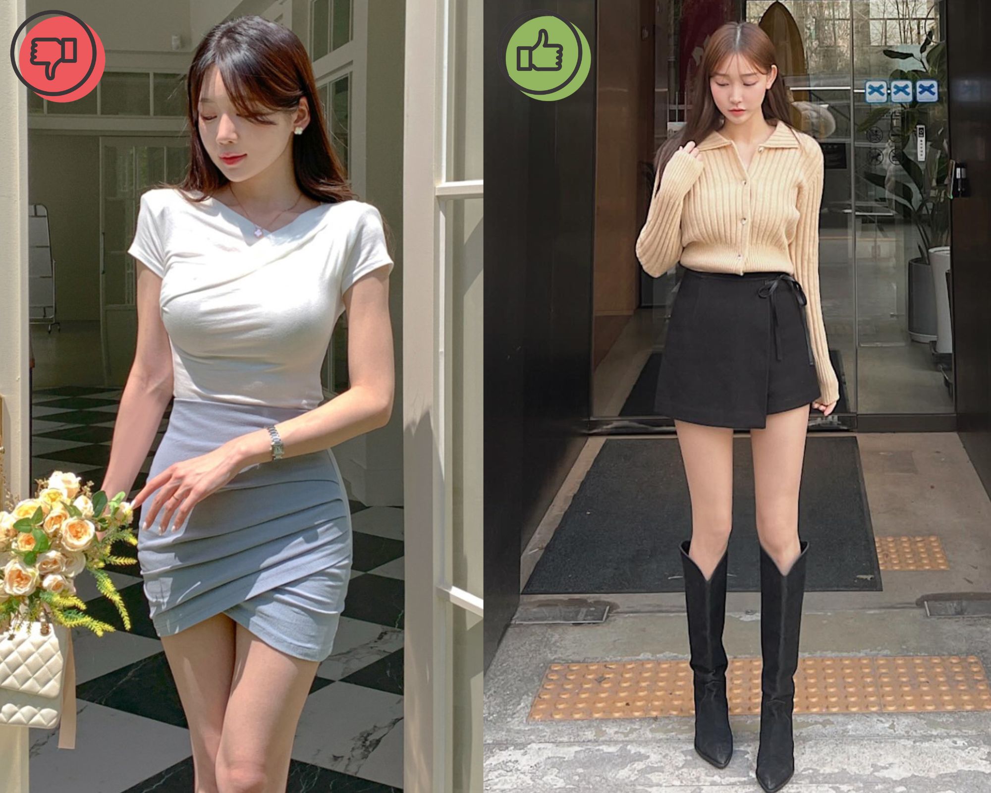 4 kiểu chân váy ngắn không hợp mốt, mẫu số 3 còn dễ dìm dáng người mặc-1